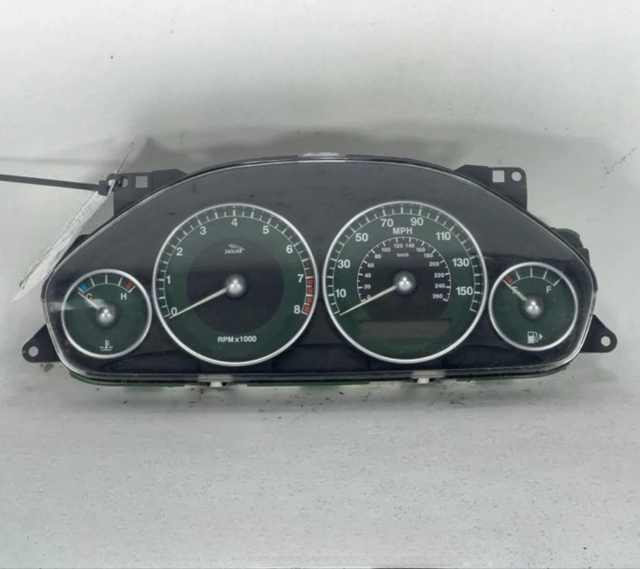 2002-2003 Jaguar X-Type Speedometer Tach W/Cluster W/o Message Center MPH Oem Foto 1 de 4