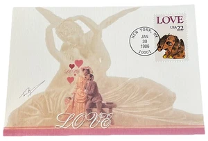 FDC LOVE 30. JANUAR 1986 New York, New York MAXIKARTE - Bild 1 von 2