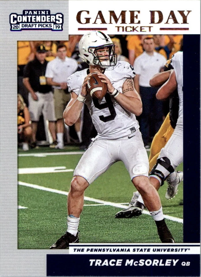 2019 Panini Contenders Draft Picks Game Day Ticket #40 Trace McSorley - FB - Image 1 of 2