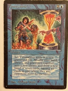 Magic MTG Beta Timetwister - Ungraded - Played - Picture 1 of 11