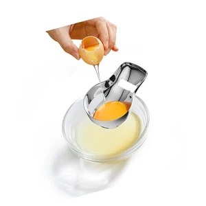 Eigelbtrenner &#65292; Eiertrenner für rohe Eier, lebensmittelechter Edelstahl  - Bild 1 von 7