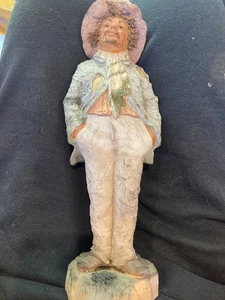 FRÜHE ~ Ton Keramik MANN FIGUR - Paraguay ?? Gemarkt 449 24 - Bild 1 von 13
