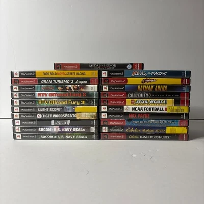 Lote De 21 - Juegos PS2 (Sony PlayStation 2) Probados Call of Duty Lego Star Wars Foto 1 de 4