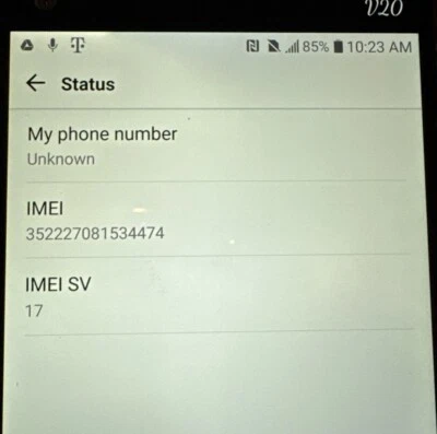 LG V20 64GB Smartphone Gray (T-Mobile) Good Used Back Camera  Cracked - Image 1 of 4