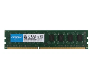 Crucial 4GB DDR3 PC3L-12800U 1600MHz DIMM 240pin Desktop Memory RAM PC3L12800 - Picture 1 of 6