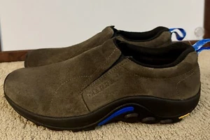 Neu! Merrell Damen Jungle Moc Ice+ Schuhe - braunes Wildleder - Größe 9,5 - Vibram Arctic - Bild 1 von 9