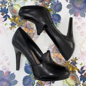 Franko Sarto Artist’s Collection A-LANI stiletto heels black leather cover toe 9 - Picture 1 of 12