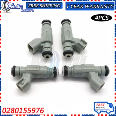 Juego de 4 inyectores de combustible para Chrysler PT Cruiser 01-2002-2003 2,4 L I4 4 piezas Foto 1 de 4