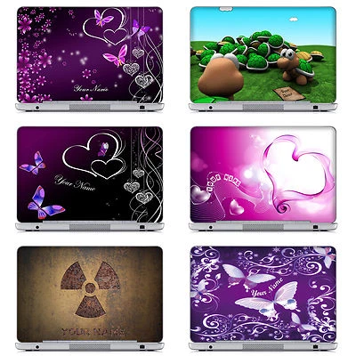 Personalized Vinyl Laptop Skin Decal with Custom Text – Fits 10 - 17 Inch Laptop - Image 1 of 3