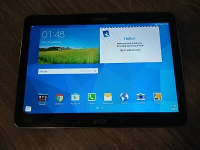 Samsung Galaxy Tab 4 SM-T535 Black Android Tablet *WITH ISSUES* - Image 1 of 4
