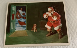Tarjeta de Navidad de Coca-Cola Salesaman - Imagen 1 de 3