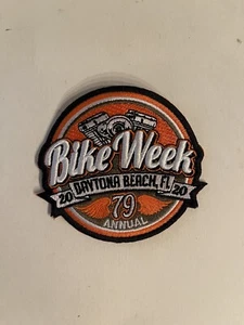 2020 Daytona Beach 79th Annual Bike Week Motorcycle Patch - Picture 1 of 4