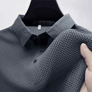 Sommer Neu Herren Kurzarm T-Shirt Cool und Atmungsaktiv Poloshirt Business - Bild 1 von 30