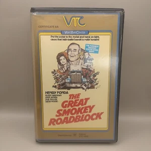 The Great Smokey Roadblock (1977) Henry Fonda VTC Video Pre Cert VHS Video OOP - Picture 1 of 5