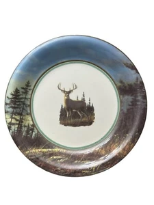 Cabela's Autumn Whitetails Hautman Brothers 7 1/4" Plato de Postre Vida Silvestre Ciervo - Imagen 1 de 4