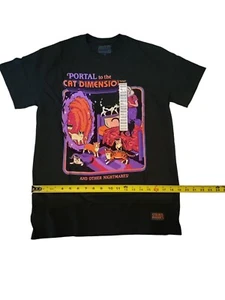 New Popular Portal To The Cat Dimension And Other Nightmares Funny T-Shirt Med - Picture 1 of 3
