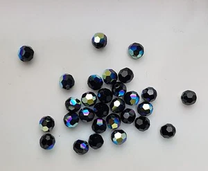 12 x SWAROVSKI 5000 CRYSTAL AB 6mm Round Faceted BEAD - Picture 1 of 24