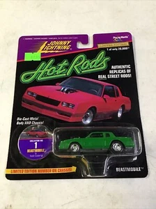 Johnny Lightning Hot Rods Beastmobile Green Monte Carlo 1:64 Diecast Car 1997 - Picture 1 of 2