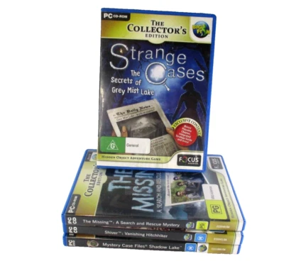 Hidden Object Collections Edition x4 PC CD-ROM Big Fish Games 2011-2013 Tested - Image 1 of 4