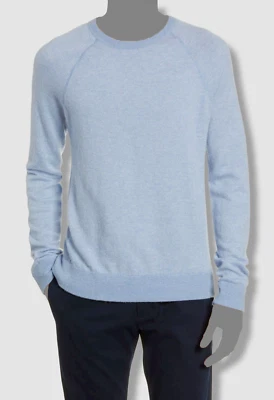 $265 Vince Hombres Azul Cuello Redondo Lana/Cachemira Pullover Suéter Sudadera Talla XXL Foto 1 de 2
