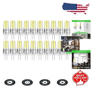 Moisture Resistant 20 Pack G4 LED Landscape Bulbs - Safe 2W Halogen Replacement - Picture 1 of 9