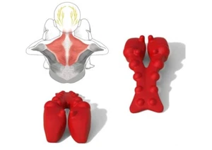 LittleMum Trapezius Trigger Point Massager Myofasical Release Neck & Shoulder - Picture 1 of 11