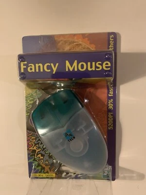  A4Tech Fancy Mouse PS/2 Version Model: FOK-520 520DPI Green/Translucent New     - Image 1 of 4
