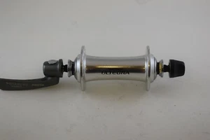 Cubo delantero Shimano Ultegra 32 orificios Hb-6600 plata 100 mm aluminio nuevo de lote antiguo - Imagen 1 de 9