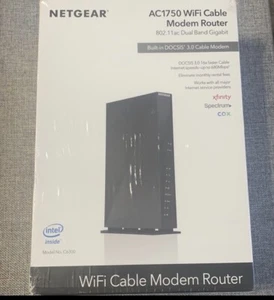 NETGEAR AC1750 WiFi Cable Modem Router - Picture 1 of 2