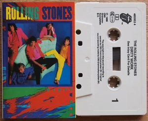 ROLLING STONES - DIRTY WORK (4659534) 1989 EUROPE CASSETTE TAPE - Picture 1 of 3