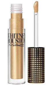 MAC WHITNEY HOUSTON Lipglass Shade NIPPY'S SHIMMERY GOLD Full Size 3.1ml RARE!!! - Picture 1 of 5