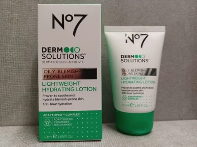 Boots Nº7 Hidratante Derm Solutions Loción Hidratante Ligera 50ml Totalmente Nuevo Foto 1 de 3