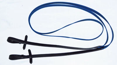 FSS кожи резиновый Webber веб гибкий супер уверен захват вожжи синий 5/8» проект 60» - Изображение 1 из 2