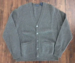 GRANT THOMAS GRAUE 100% WOLLE CARDIGAN GR XL - Bild 1 von 7