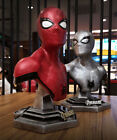 Avengers Spider Man Bust Statue Half Chest Resin Figure Movie Collect Model 36cm
