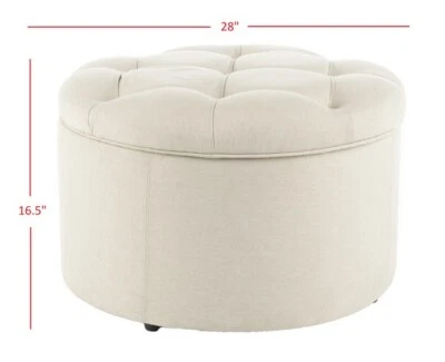 Safavieh TANISHA SHOE OTTOMAN, Reduced Price 2172752746 MCR1005A - Image 1 of 4