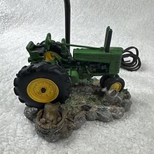 1999 Vintage John Deere Night Stand Table Lamp Tractor Trailer Tested /Works - Picture 1 of 11