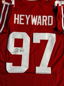 Cameron Cam Heyward Signed Jersey Ohio State Pittsburgh Steelers JSA Certified - Picture 1 of 1