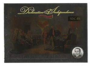 2006 Topps Chrome Declaration of Independence #RS Roger Sherman BV$3 - Picture 1 of 1
