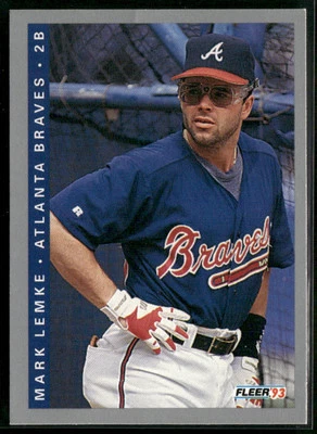 1993 Fleer #368 Mark Lemke - Image 1 of 2