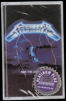 SEALED, Metallica – Ride The Lightning, Audio Cassette, Reissue, US, 1991-1992 - Image 1 of 4