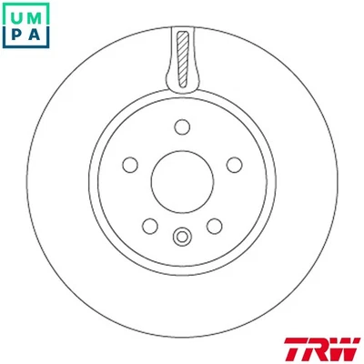 2x BRAKE DISC DF6820 FOR VAUXHALL ASTRA/Mk/VII OPEL B 10 XFLD 10 XFL 3cyl 1.4L - Image 1 of 4