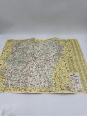 Citgo Petroleum Co. Arkansas Road Map Brochure Vintage 1965 - Image 1 of 4