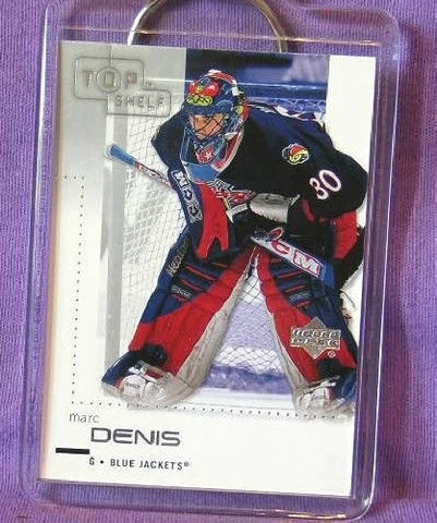 NHL Marc DENIS - Blue JACKETS - Keychain BRAND NEW Cover