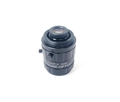 Edmund Optics 33303 12mm/F1.8 Fixed Focal Length C-Mount Lens - Image 1 of 4