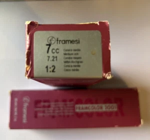 FRAMESI Framcolor 2001 Permanent Cream Hair Color 7CC Medium Ash - Picture 1 of 1