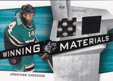 2008-09 SPX Winning Materials Dual Jersey #WM-CH - JONATHAN CHEECHOO