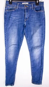 Levi's 710 Blue Super Skinny Denim Jeans Women's Size 29 - Picture 1 of 12