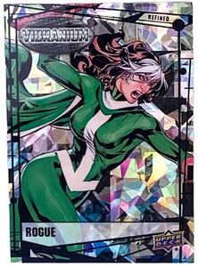 2015 UD Marvel Vibranium Refinado Refractor #63 Rogue Tarjeta coleccionable 80/99 Casi Nuevo/M - Imagen 1 de 2