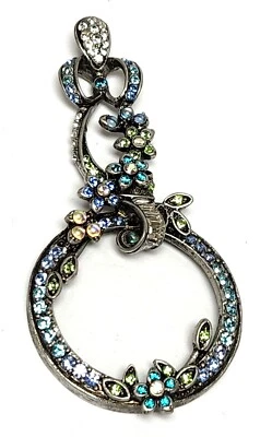 Sweet Romance Lady Caroline's Magnifier Lorgnette Crystal Pendant 3 3/4" - Image 1 of 4